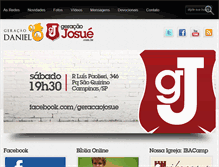 Tablet Screenshot of geracaojosue.com.br